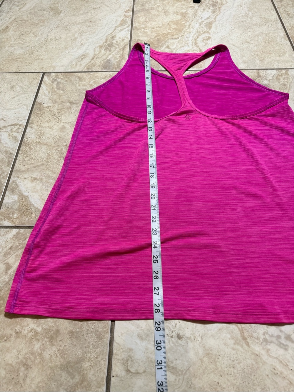 Athleta Pink Racerback Performance Tank - Picture 4 of 7